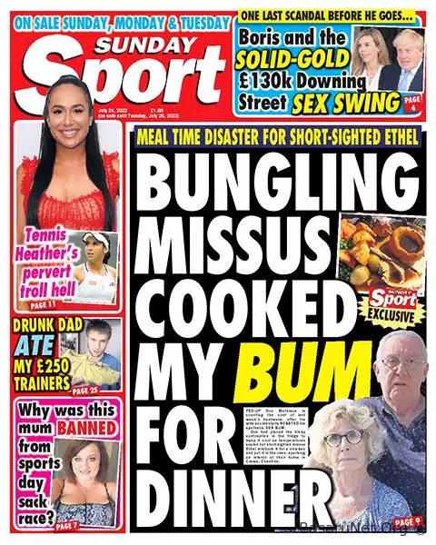 The Sunday Sport – July 24, 2022