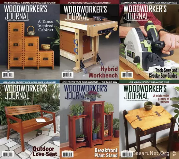 Woodworker's Journal - 2022 Full Year Collection Issues