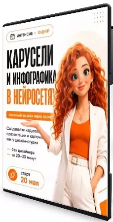 Светлана Стрижакова - Карусели и инфографика в нейросетях (2026) Видеокурс