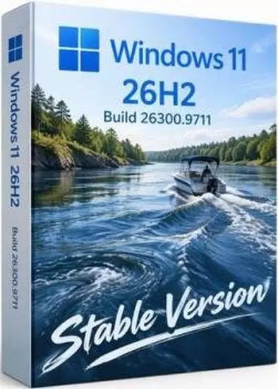 Windows 11 Pro 26H2 Build 26300.9711 Stable Version (RUS/2026)