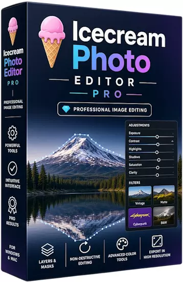 Icecream Photo Editor Pro 1.55 + Portable [Multi/Rus]
