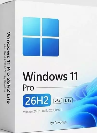 Windows 11 Pro Lite 26H2 Build 26300.9711 by Revoltus (RUS/2026)