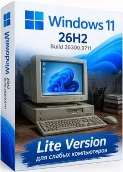 Windows 11 для слабых ПК 26H2 Build 26300.9711 (RUS/2026)